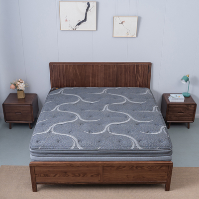 乌金木实木家具床北欧风格